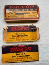 Winchester/Western Vintage .348 Winchester Ammunition