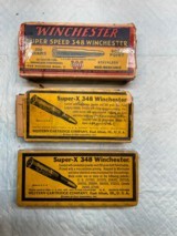 Winchester/Western Vintage .348 Winchester Ammunition - 2 of 8