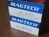 10 Magtech 45acp fmj / 230 grain /50 rnds per box NEW - 3 of 5