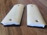 Ultra rare Narwhal Ivory 1911 grips, fracture repaired - Image 10 of 12
