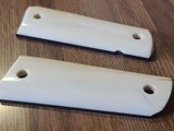 Ultra rare Narwhal Ivory 1911 grips, fracture repaired - Image 9 of 12