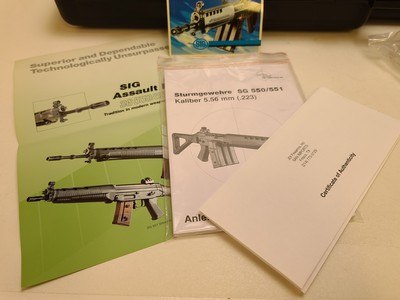 Swiss Sig SG550-1 Sniper .223 caliber rifle, - Image 2 of 15