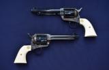 Consecutively Numbered Pair Colt SAA’s In .45LC With Factory Letters - 1 of 16