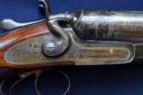 W. Parkhurst Double 10 Gauge Hammer Shotgun - 1 of 14