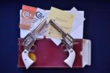  Highly Desirable Consecutively Numbered Pair Colt Frontier Six Shooters .44-40 - 1 of 9
