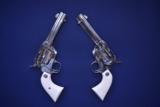  Highly Desirable Consecutively Numbered Pair Colt Frontier Six Shooters .44-40 - 3 of 9