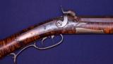 Ohio Half Stock Long Rifle by J. M. Garner, Bellefontaine, Ohio 1860-64 - 1 of 16