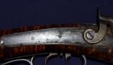 Ohio Half Stock Long Rifle by J. M. Garner, Bellefontaine, Ohio 1860-64 - 2 of 16