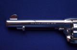 Colt SAA 3rd Gen .44-40 Nickel With Stag Grips Model P-1956Z - 9 of 12