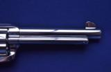 Colt SAA 3rd Gen .44-40 Nickel With Stag Grips Model P-1956Z - 4 of 12
