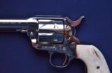  Scarce Colt SAA 3rd Gen .45 Nickel Model P-1856 - 7 of 12