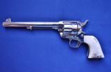 Colt SAA 3rd Gen .44-40 Nickel Plated With Box Model P1976 - 6 of 13