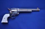 Colt SAA 3rd Gen .44-40 Nickel Plated With Box Model P1976 - 2 of 13