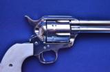 Colt SAA 3rd Gen .44-40 Nickel Plated With Box Model P1976 - 3 of 13