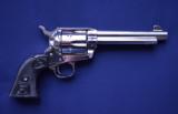 Colt SAA 3rd Gen .45 Nickel Plated With Box Model P-1856 - 2 of 12