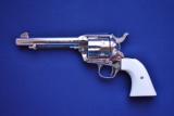 Colt SAA 3rd Gen .45 Nickel With Box Model P-1856 - 2 of 12