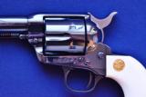 Rare Colt SAA 3rd Gen Full Blue 44-40 With Ivory - 3 of 12