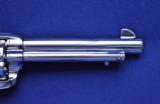 Desirable Colt SAA 3rd Gen 44-40 Nickel Black Powder Frame - 8 of 12