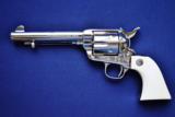 Desirable Colt SAA 3rd Gen 44-40 Nickel Black Powder Frame - 2 of 12