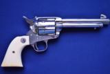 Desirable Colt SAA 3rd Gen 44-40 Nickel Black Powder Frame - 6 of 12