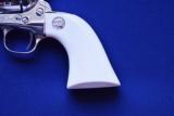 Colt SAA 3rd Gen 44-40 Nickel With Ivory - 4 of 10
