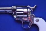 Colt SAA 3rd Gen 44-40 Nickel With Ivory - 2 of 10