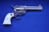 Colt SAA 3rd Gen 44-40 Nickel With Ivory - 5 of 10