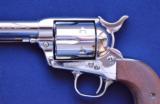Colt SAA 3rd Gen 45 Nickel “Patrick Wayne Collection” - 3 of 12