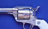 Scarce Colt SAA 3rd Gen 357 Nickel With Ivory Model P1641 - 2 of 11