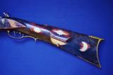 Fine Pennsylvania/Kentucky Bench/Match-Type Flintlock Rifle by T. Bennett, Circa 1840 - 18 of 25