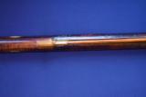 Fine Pennsylvania/Kentucky Bench/Match-Type Flintlock Rifle by T. Bennett, Circa 1840 - 22 of 25
