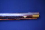 Fine Pennsylvania/Kentucky Bench/Match-Type Flintlock Rifle by T. Bennett, Circa 1840 - 10 of 25
