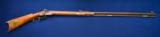 Half Stock Percussion Rifle By H. WRIGHT with GOULCHER Lock & P.I. SPENCE Sight .42 Caliber, CA 1850's - 2 of 23