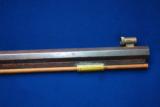 Half Stock Percussion Rifle By H. WRIGHT with GOULCHER Lock & P.I. SPENCE Sight .42 Caliber, CA 1850's - 7 of 23