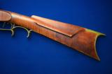 Half Stock Percussion Rifle By H. WRIGHT with GOULCHER Lock & P.I. SPENCE Sight .42 Caliber, CA 1850's - 17 of 23