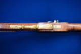 Half Stock Percussion Rifle By H. WRIGHT with GOULCHER Lock & P.I. SPENCE Sight .42 Caliber, CA 1850's - 22 of 23
