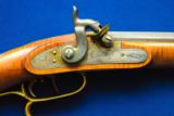 Half Stock Percussion Rifle By H. WRIGHT with GOULCHER Lock & P.I. SPENCE Sight .42 Caliber, CA 1850's - 3 of 23