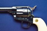 Colt SAA 3rd Gen 45 Full Blue With Ivory Rare - 2 of 11