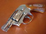 Smith & Wesson Model 38 Nickel .38 Special revolver - 1 of 10
