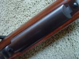 Winchester Model 70 Safari Express 458 Winchester Magnum with Brockman,s popup peep sight - 10 of 11
