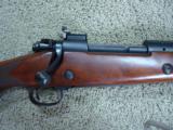 Winchester Model 70 Safari Express 458 Winchester Magnum with Brockman,s popup peep sight - 2 of 11