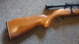 Wards Western Field .22 S-L-LR Model M842. Same gun as Mossberg 346K with 4x Weaver Scope - 2 of 9