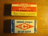 Winchester .22 Short HP & CCI .22 Short CB Mini-Caps
