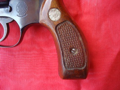 Smith & Wesson Model 34-1, 4 Inch Barrel Round Grip (Beautiful) - Image 4 of 9