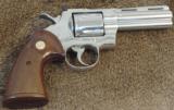 Colt Python, 357 Mag, 4in, Nickel - 2 of 4