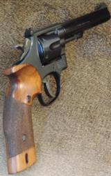  S&W 17-4, 22LR, 6in, Blue, Target trigger, hammer and custom stocks, - 3 of 4