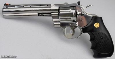 Colt Python 6" Bright Stainless 1st Gen. 1989