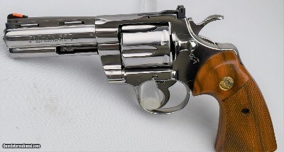 Colt Python 4” Bright Stainless 1st Gen. 1987