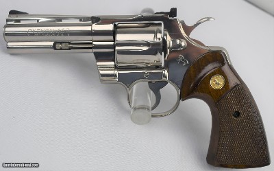 Colt Python 4" 1st Gen. 1978 357 Mag, Nickel