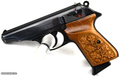 Walther PP Carved Wood Grips 1964